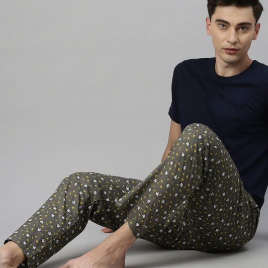 JOVEN MENS PRINTED LOUNGE SET