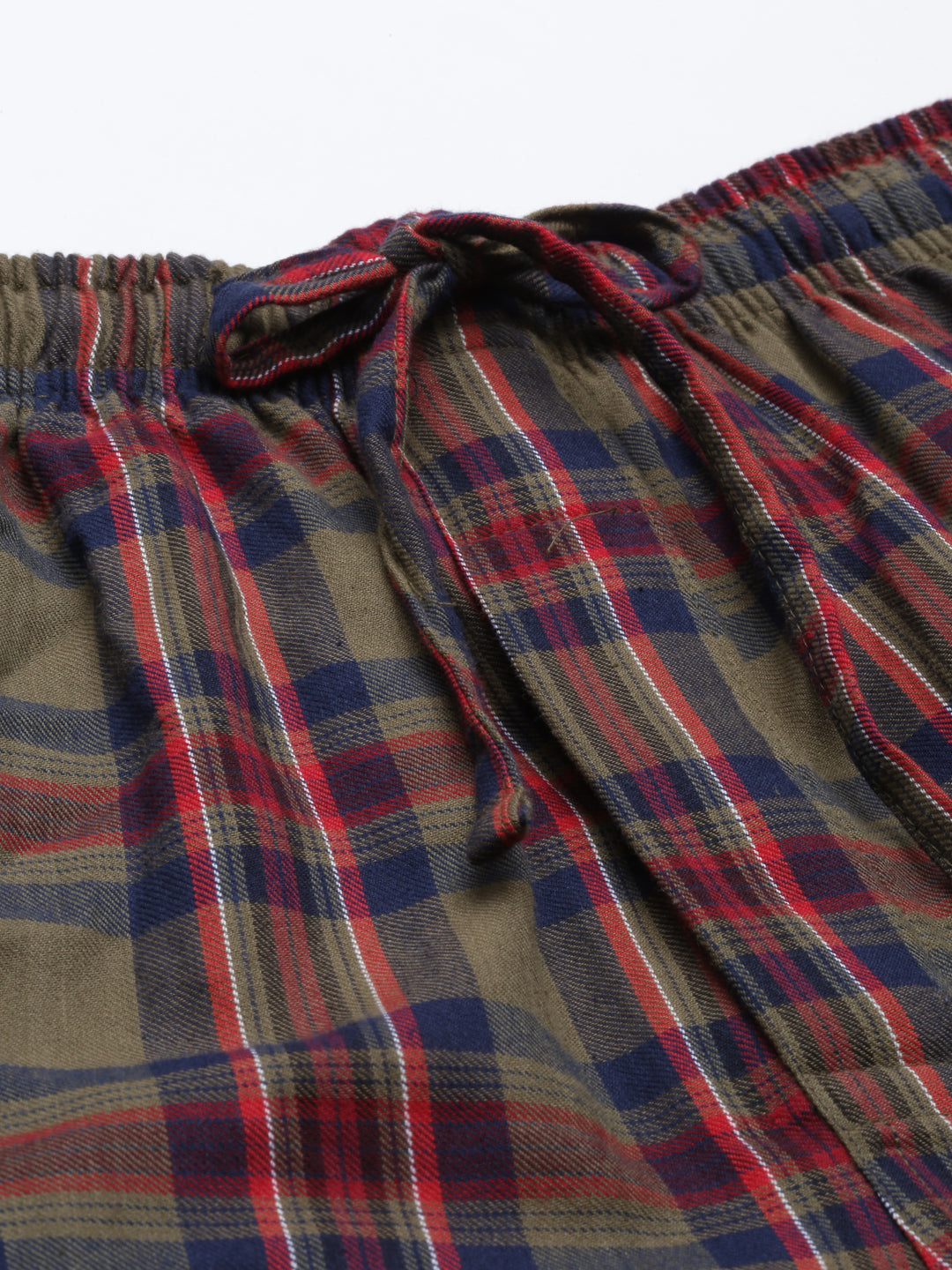 JOVEN MEN CHECKED PURE COTTON SLEEPSUIT
