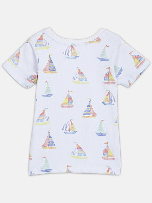 Broon Infant Baby Organic Cotton T-shirt & Shorts