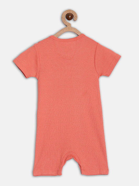 Broon Infant Baby Organic Cotton Short Sleeve Rompers