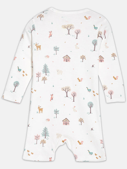 Broon Infant Baby Organic Cotton Full Sleeve Rompers