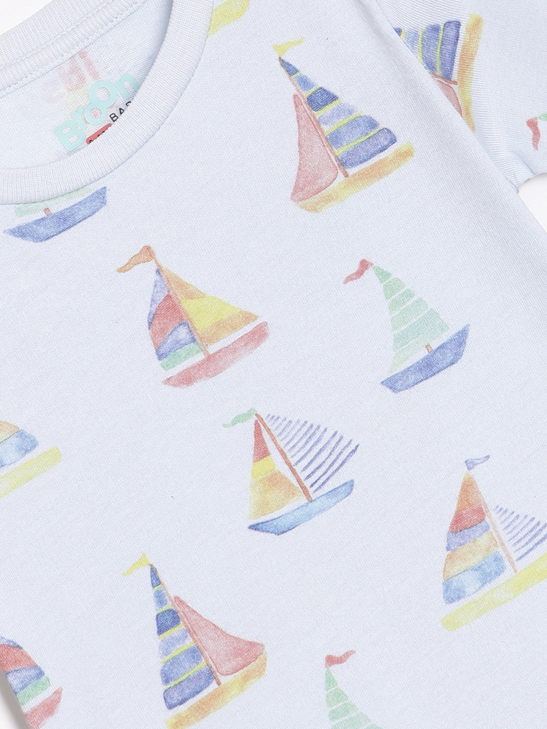 Broon Infant Baby Organic Cotton T-shirt & Shorts
