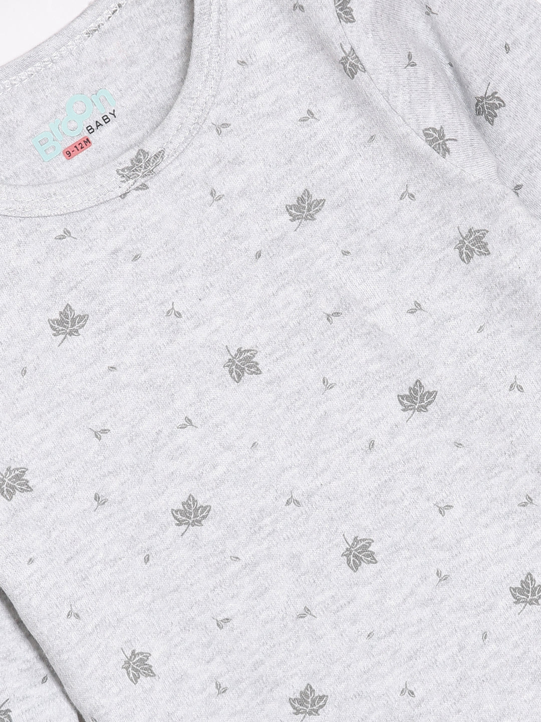 Broon Infant Baby Organic Cotton Full Sleeve Rompers