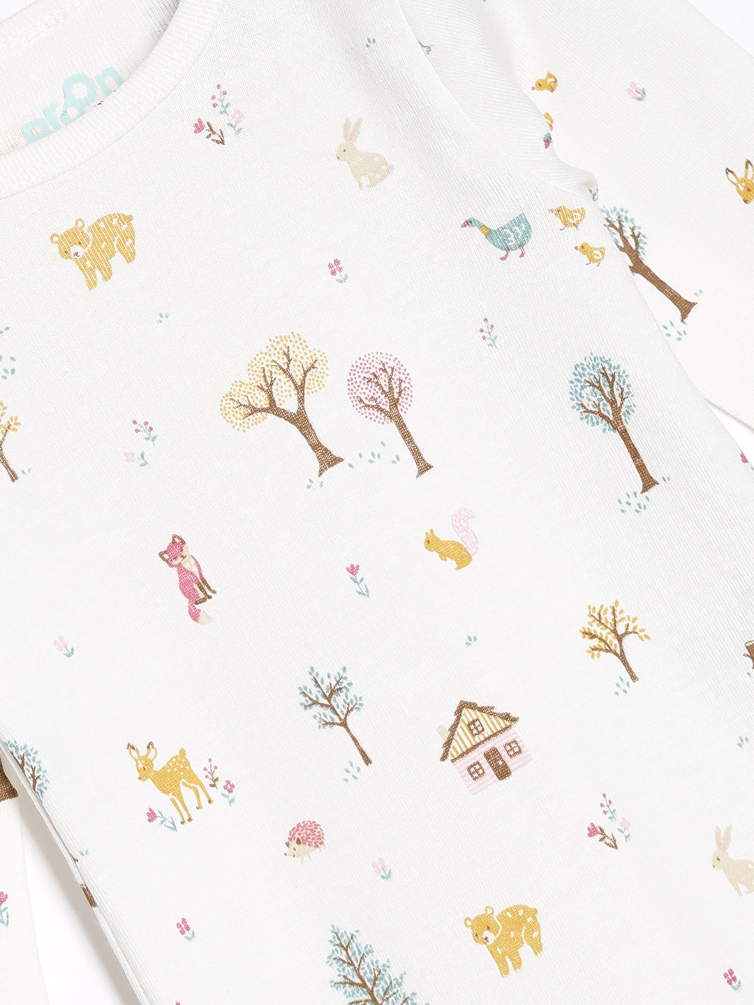 Broon Infant Baby Organic Cotton Full Sleeve Rompers