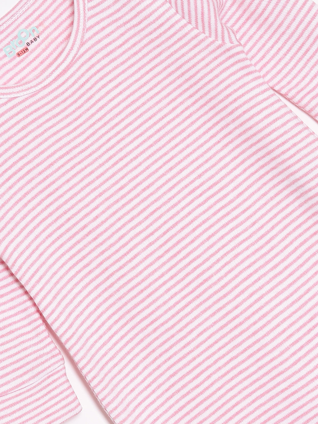 Broon Infant Baby Organic Cotton Full Sleeve Sleepsuit