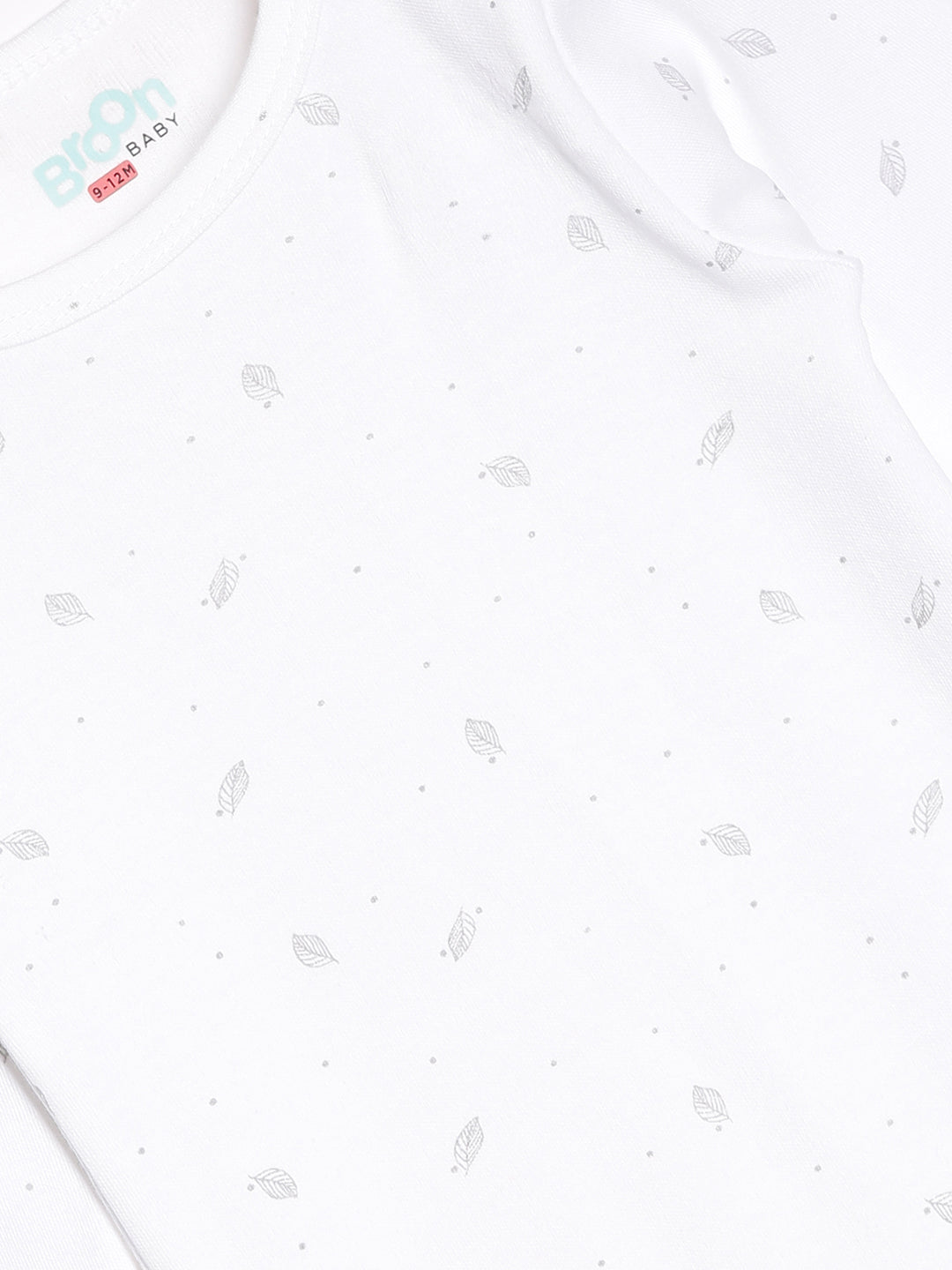 Broon Infant Baby Organic Cotton Full Sleeve Rompers