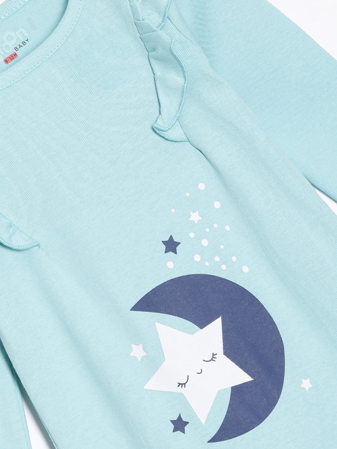Broon Infant Baby Organic Cotton Full Sleeve Rompers