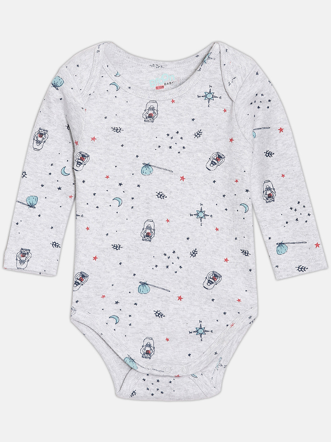 Broon Infant Baby Organic Cotton Full Sleeve Bodysuit