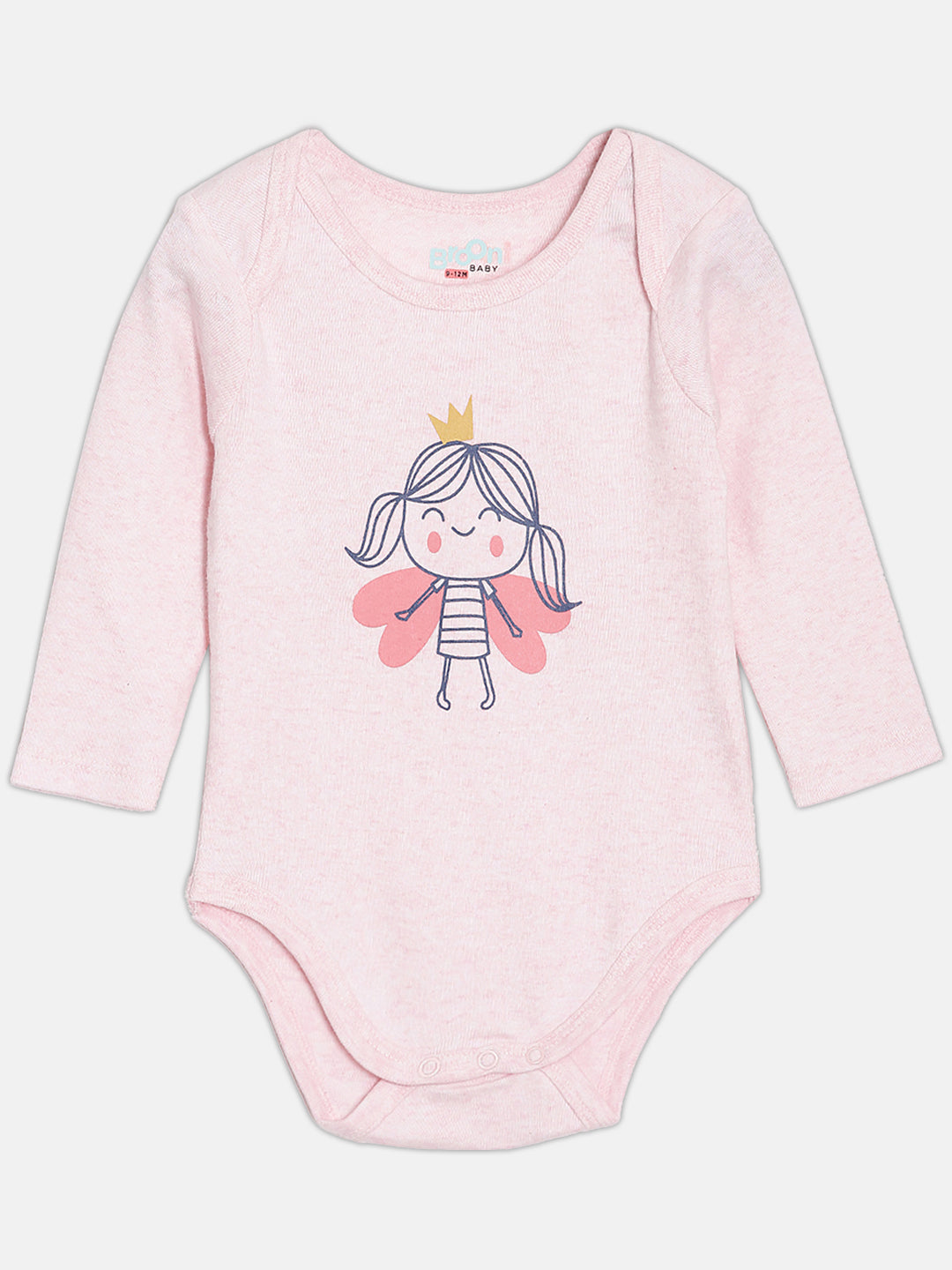 Broon Infant Baby Organic Cotton Short Sleeve Rompers