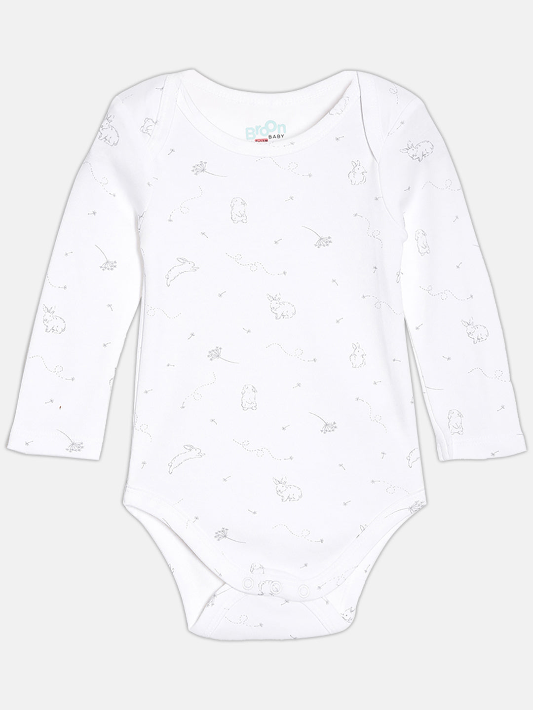 Broon Infant Baby Organic Cotton Full Sleeve Bodysuit