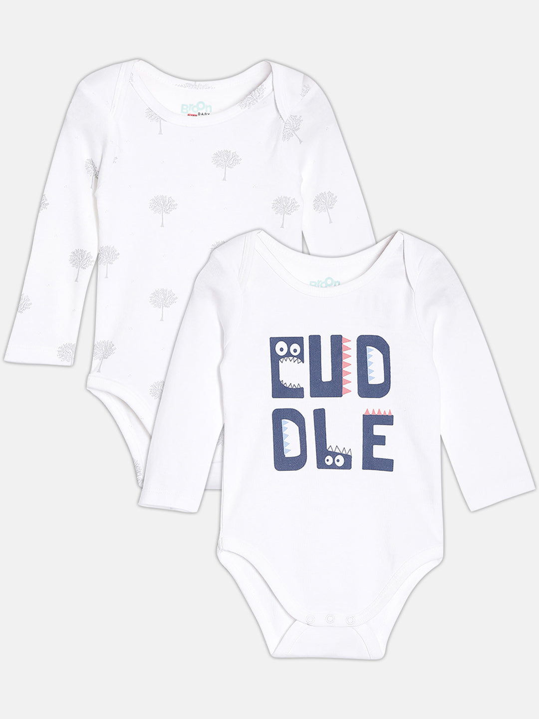 Broon Infant Baby Organic Cotton Full Sleeve Bodysuit