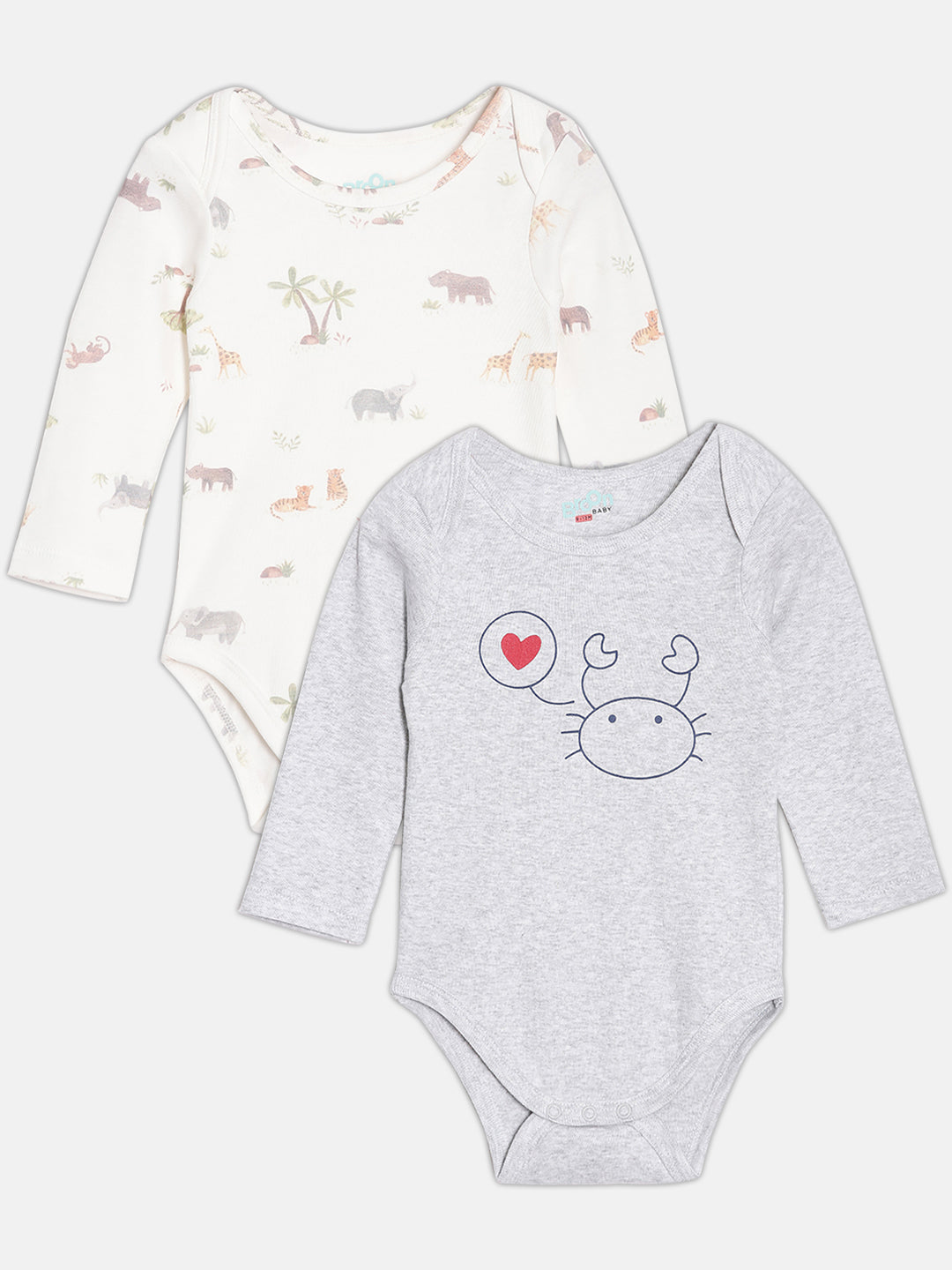 Broon Infant Baby Organic Cotton Full Sleeve Bodysuit