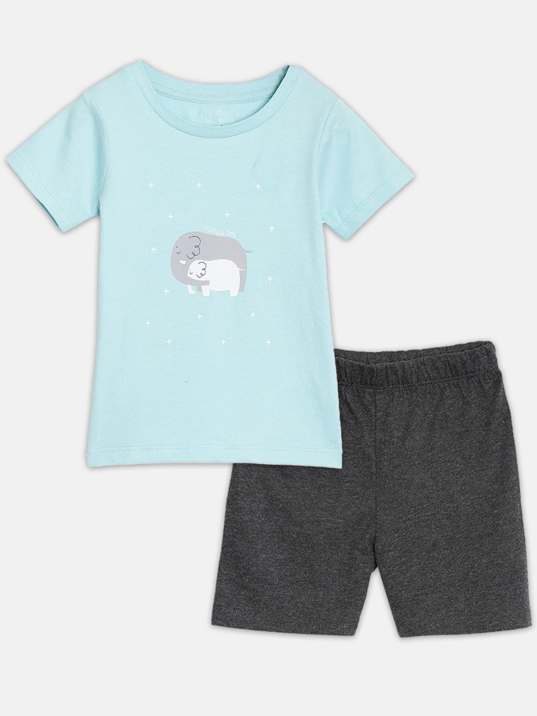 Broon Infant Baby Organic Cotton T-shirt & Shorts