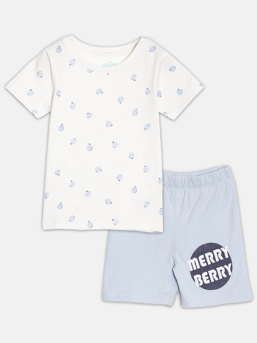 Broon Infant Baby Organic Cotton T-shirt & Shorts