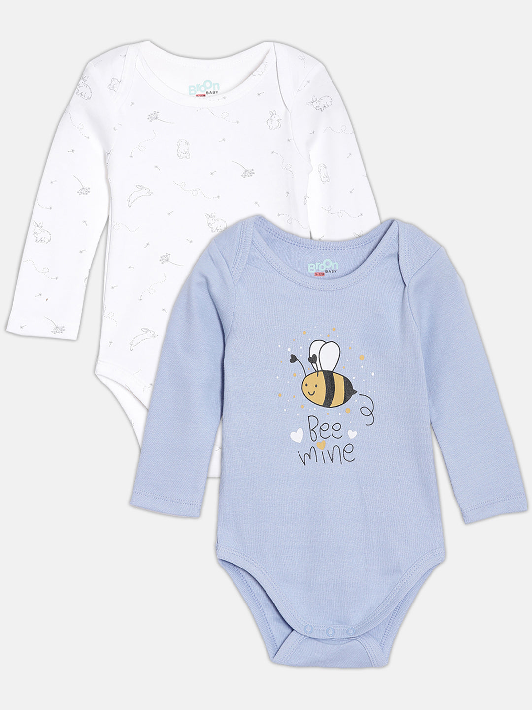 Broon Infant Baby Organic Cotton Full Sleeve Bodysuit