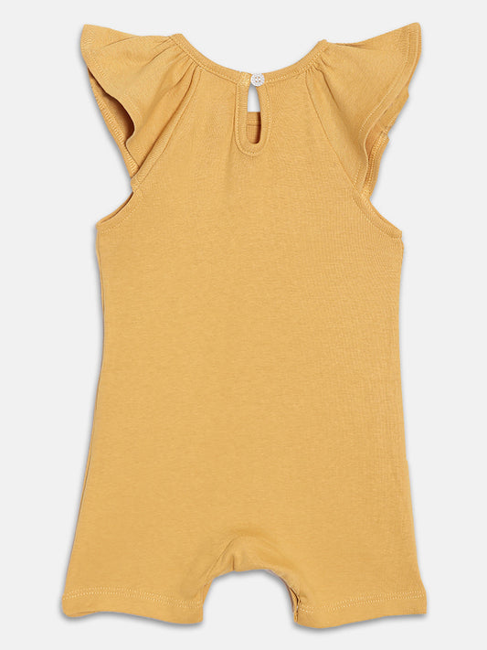 Broon Infant Baby Organic Cotton Short Sleeve Rompers