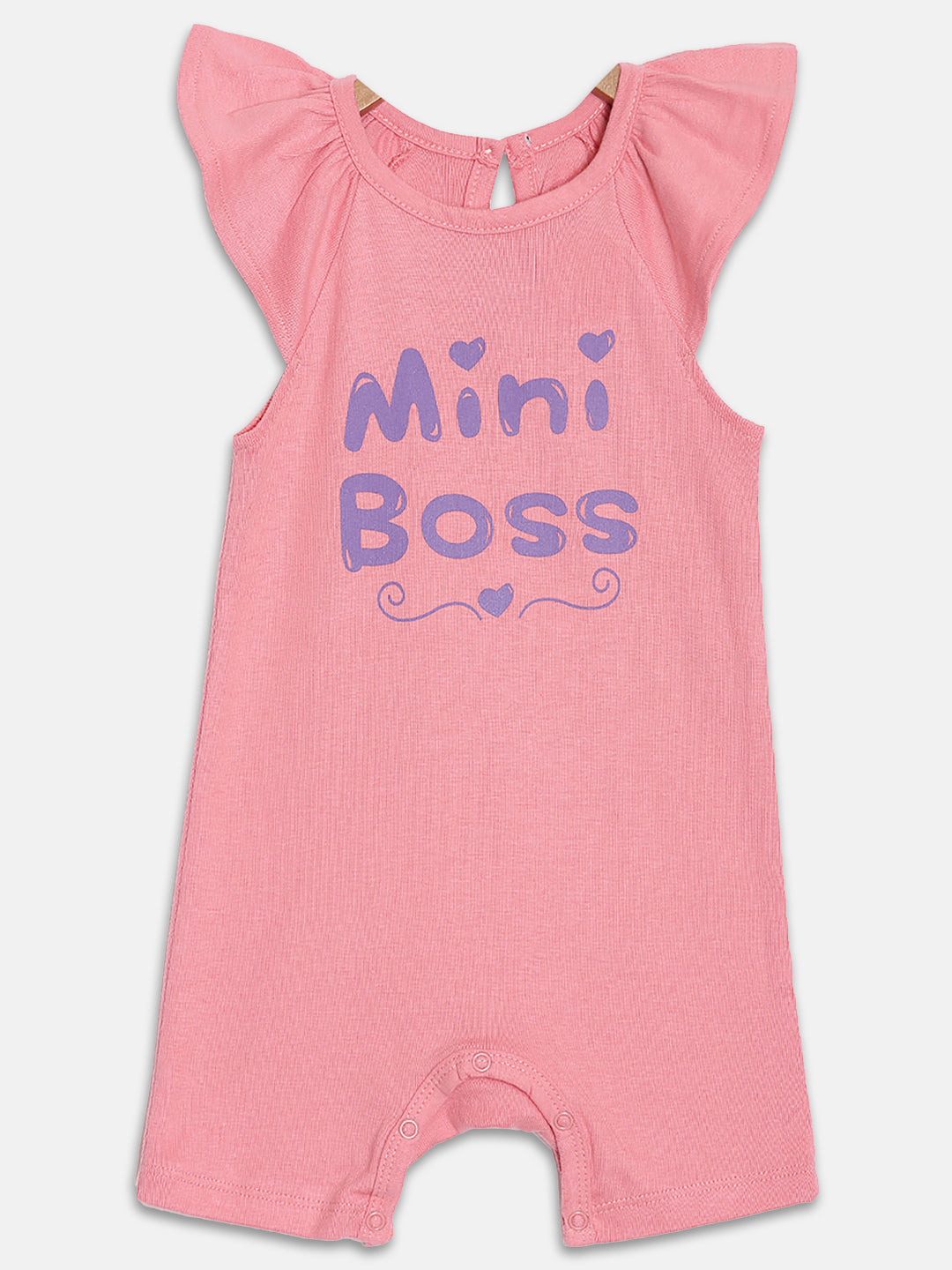 Broon Infant Baby Organic Cotton Short Sleeve Rompers