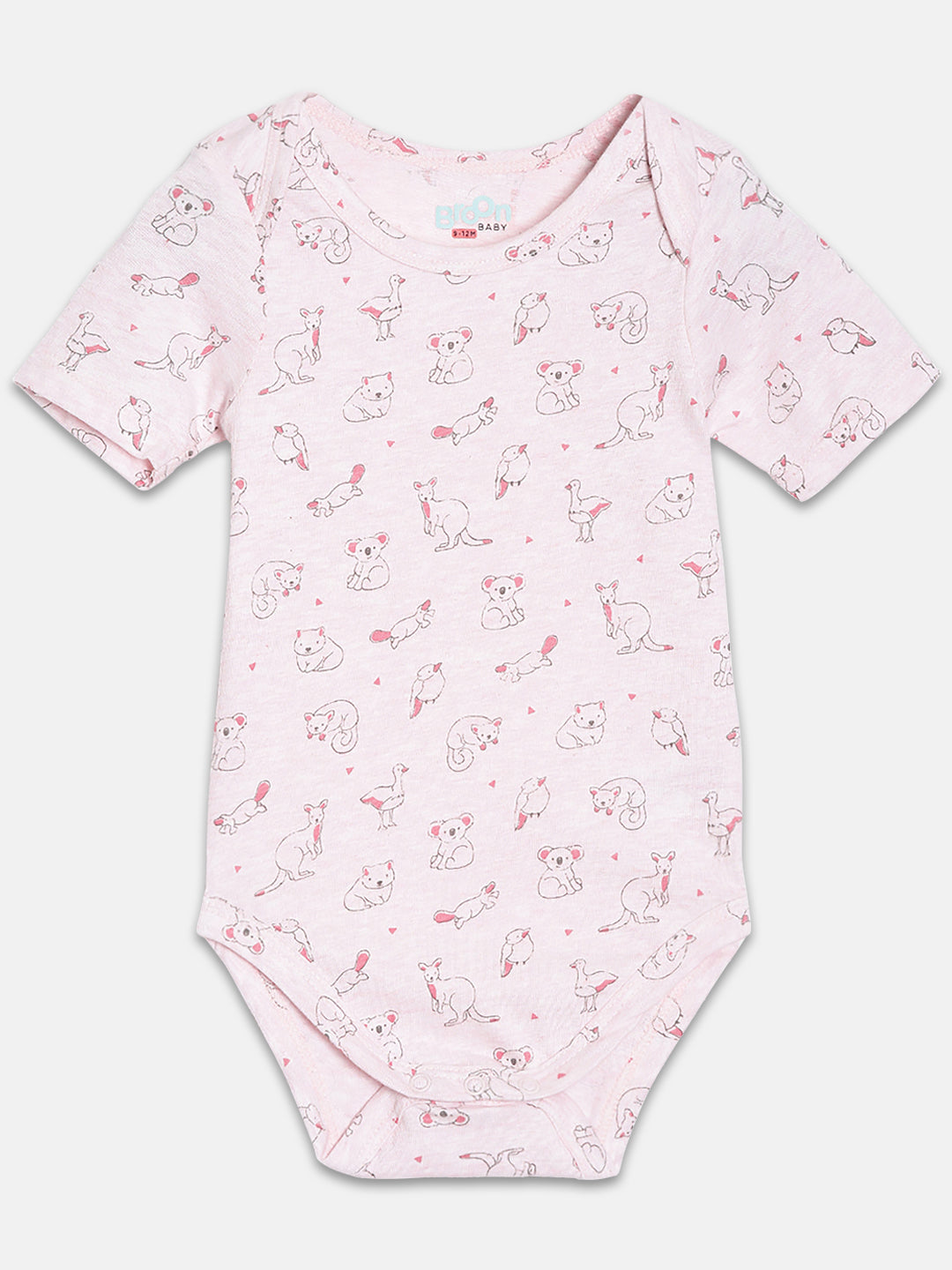 Broon Infant Baby Organic Cotton Short Sleeve Bodysuit