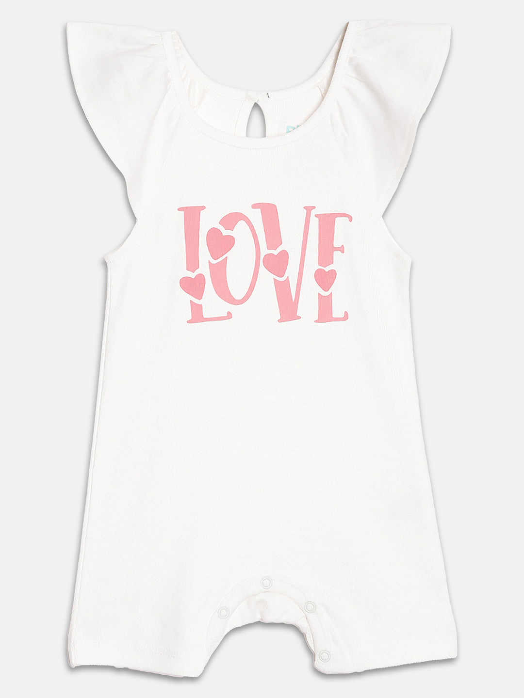 Broon Infant Baby Organic Cotton Short Sleeve Rompers