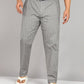 Men Plus Size Grey Printed Pyjama