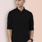 BROON Men Black Printed Full Sleeve Casual Shirt
