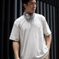 Broon Men White Printed Oversize Round Neck T-Shirt