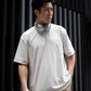 Broon Men White Printed Oversize Round Neck T-Shirt