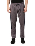 Solid Men Grey Track Pants