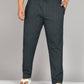 Men Plus Size Black Printed Pyjama