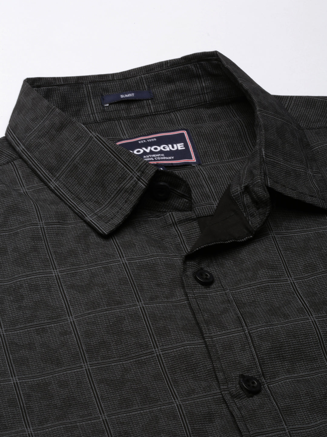 Men Black Printed Pure Cotton Full Sleeve Casual Shirt