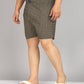 Men Plus Size Dark Green Printed Boxer