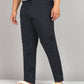 Men Plus Size Navy Blue Printed Pyjama
