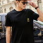 Broon Men Black Printed Round Neck T-Shirt