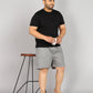 Men Plus Size Grey Printed Boxer