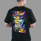 Broon Men Black Printed Round Neck T-Shirt