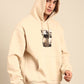 Men Printed Full Sleeve Hooded Sweatshirt
