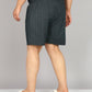Men Plus Size Black Printed Boxer