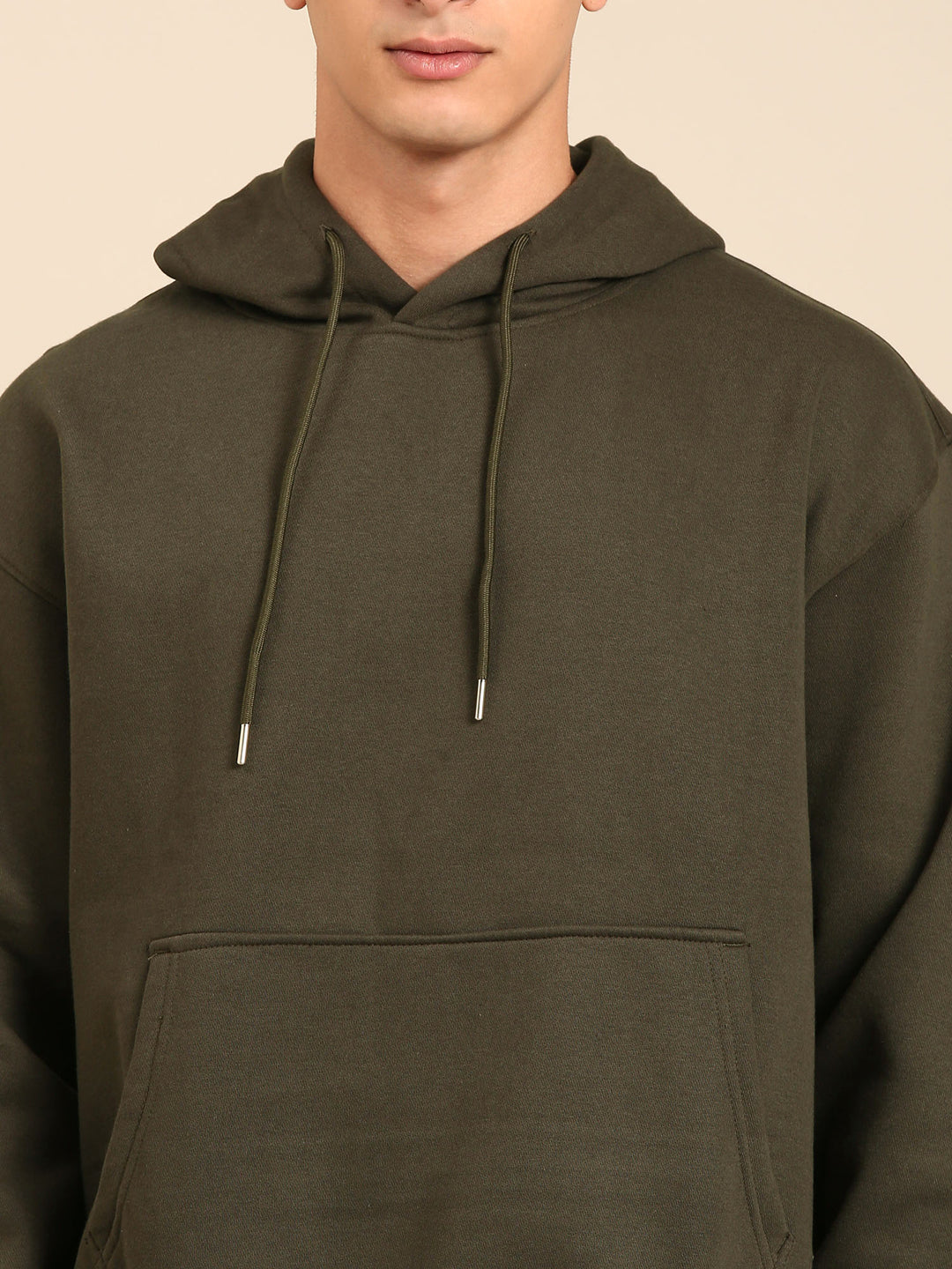 Men Printed Full Sleeve Hooded Sweatshirt