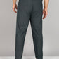 Men Plus Size Black Printed Pyjama