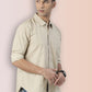 BROON Men Ivory Printed Full Sleeve Casual Shirt