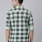 Men Light Green Printed Pure Cotton Full Sleeve Casual Shirt