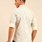 JOVEN Men Beige Printed Casual Full Sleeve Lycra Shirt ( No Returns )