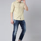 Beige printed Pure Cotton Full Sleeve Shirt