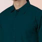 BROON Men Dark Green Printed Full Sleeve Casual Shirt