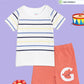 Broon Infant Baby Organic Cotton T-shirt & Shorts