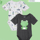 Broon Infant Baby Organic Cotton Short Sleeve Bodysuit