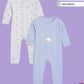 Broon Infant Baby Organic Cotton Full Sleeve Sleepsuit