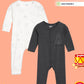 Broon Infant Baby Organic Cotton Full Sleeve Sleepsuit