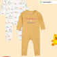 Broon Infant Baby Organic Cotton Full Sleeve Sleepsuit