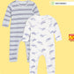 Broon Infant Baby Organic Cotton Full Sleeve Sleepsuit